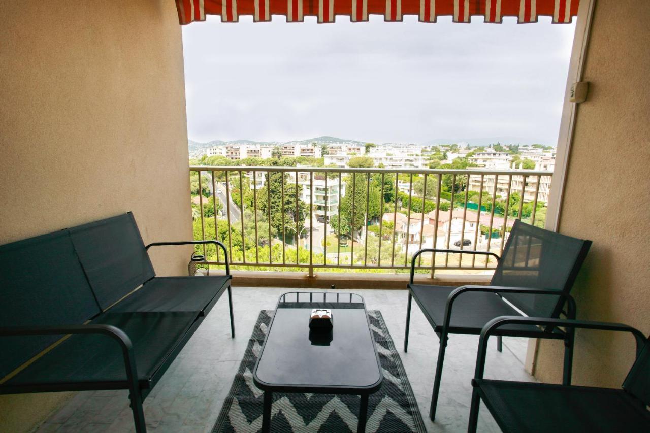 Le Tamaris - Terrasse Vue Sur Mer - Piscine, Tennis & Jardin Antibes Eksteriør billede